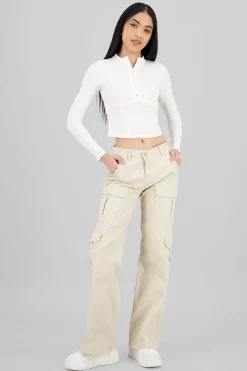 Jeans cargo recto