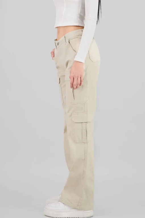 Jeans cargo recto