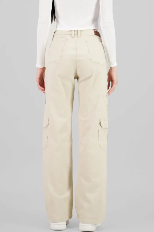 Jeans cargo recto