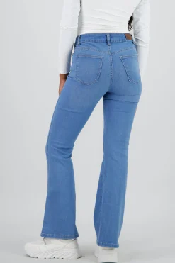 Jeans flare crop