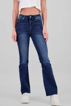 Jeans flare destrucción