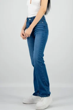 Jeans straight mid rise