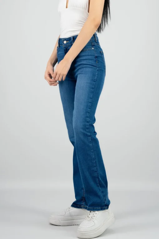 Jeans straight mid rise