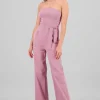 Jumpsuit strapless detalle cinturon