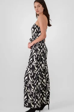 Jumpsuit strapples estampado