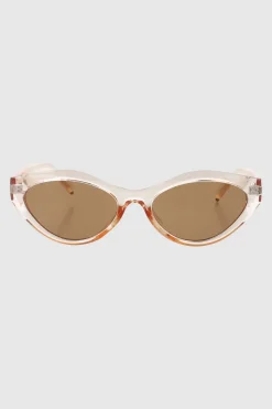 Lente cateye traslucido