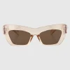 Lentes Cateye Oversize