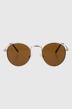 Lentes circulo borde metal