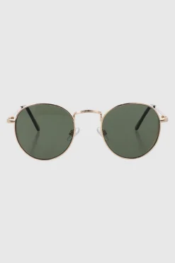 Lentes circulo borde metal