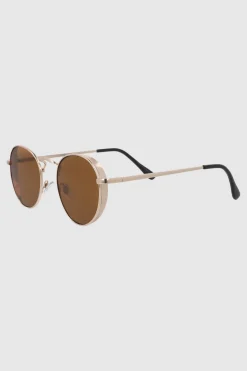 Lentes circulo borde metal