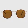 Lentes circulo borde oscuros