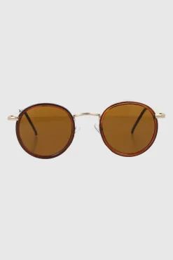 Lentes circulo borde oscuros