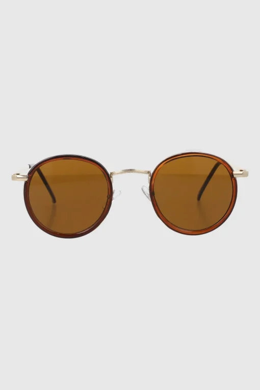 Lentes circulo borde oscuros