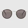 Lentes circulo borde oscuros