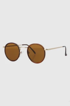 Lentes circulo borde oscuros