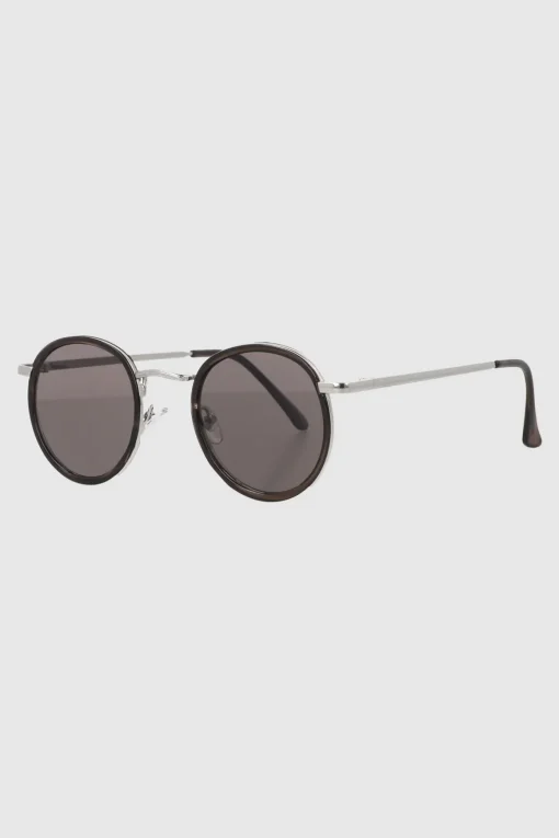 Lentes circulo borde oscuros