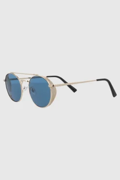 Lentes circulo detalle costado