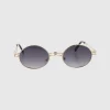 Lentes circulo pequeño metal