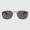 Lentes cuadrados retro metal