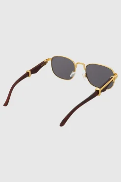 Lentes cuadrados retro metal