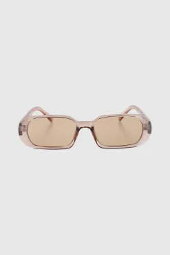 Lentes cuadrados transparentes