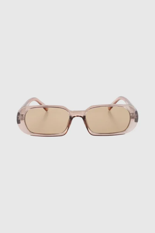 Lentes cuadrados transparentes