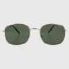 Lentes cuadro borde metal