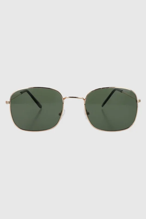 Lentes cuadro borde metal