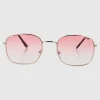 Lentes cuadro borde metal