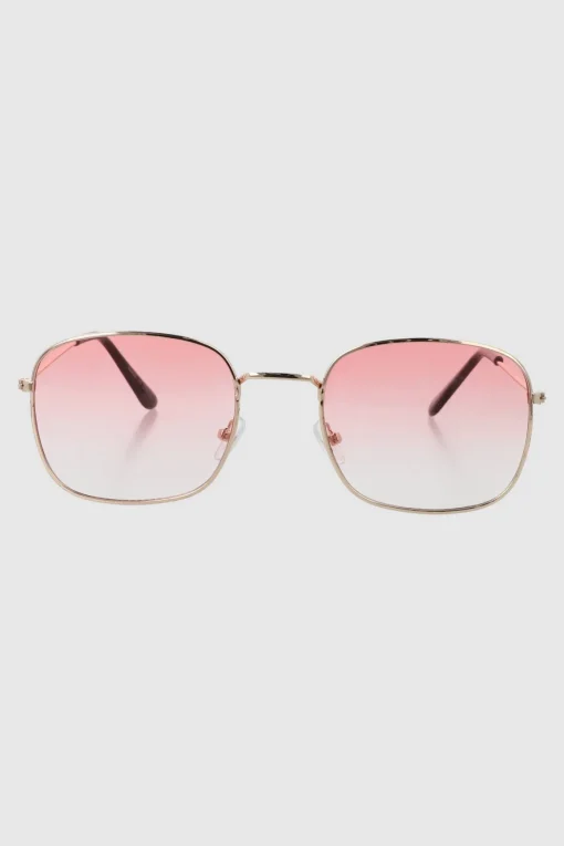 Lentes cuadro borde metal