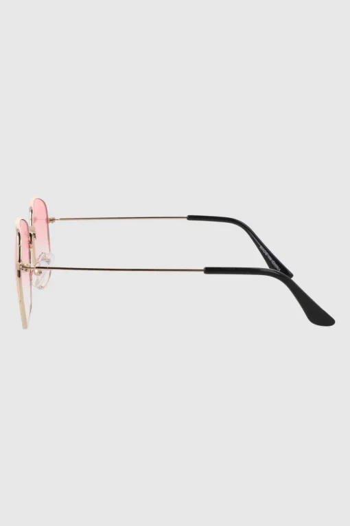 Lentes cuadro borde metal