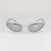 Lentes oscuros alargados sport