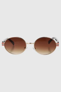Lentes ovalo detalle metal