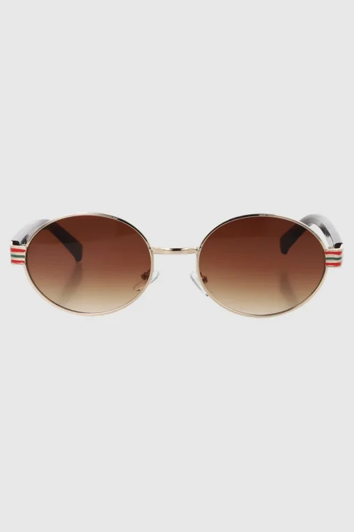 Lentes ovalo detalle metal