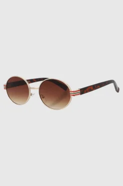 Lentes ovalo detalle metal