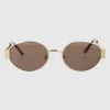 Lentes ovalo metal