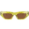 Lentes oversize manchas