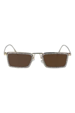 Lentes Rectangulares Pedrería