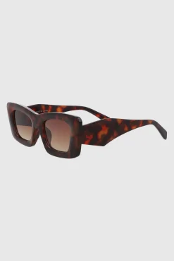 Lentes rectangulo cateye oversize