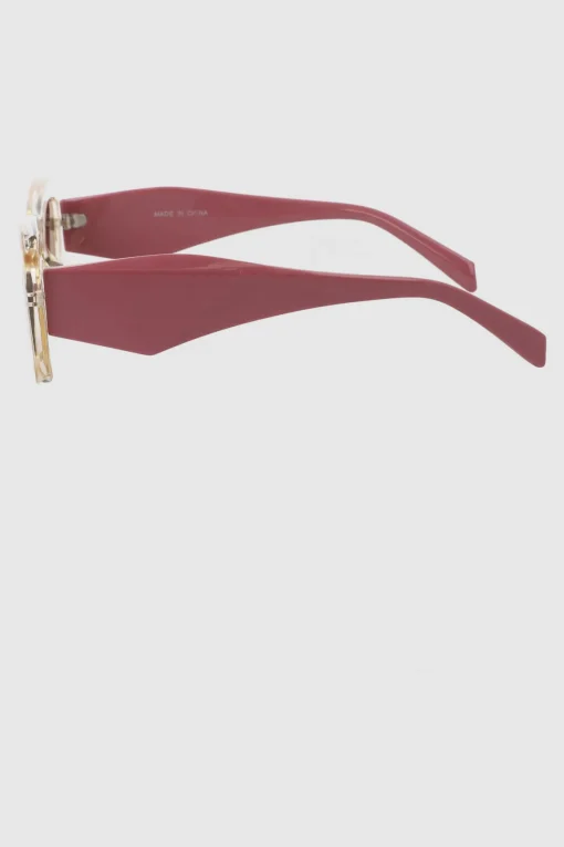 Lentes rectangulo cateye oversize