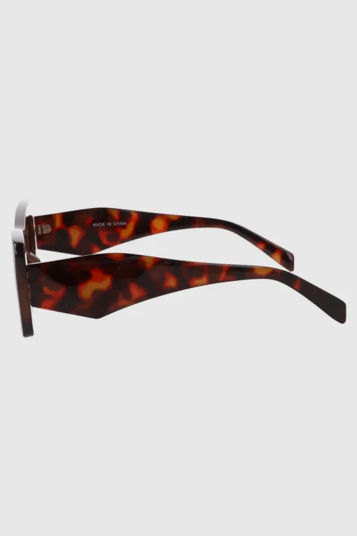 Lentes rectangulo cateye oversize