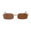 lentes rectangulo filo metal