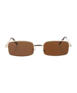 lentes rectangulo filo metal