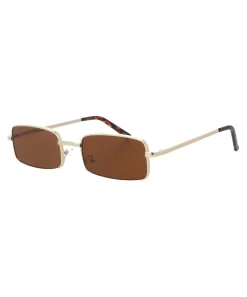 lentes rectangulo filo metal