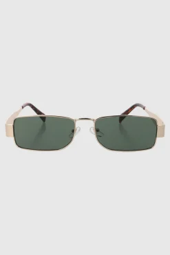 Lentes rectangulo metal