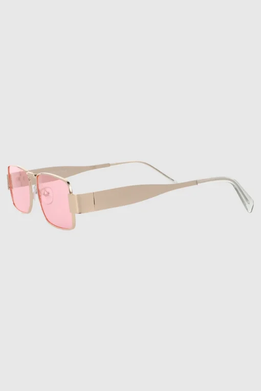 Lentes rectangulo metal