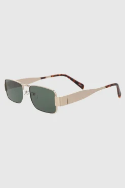 Lentes rectangulo metal