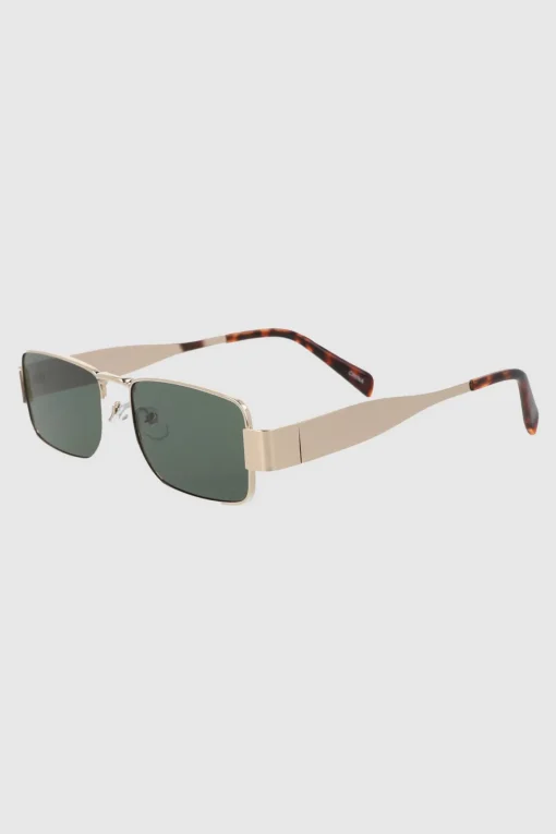 Lentes rectangulo metal