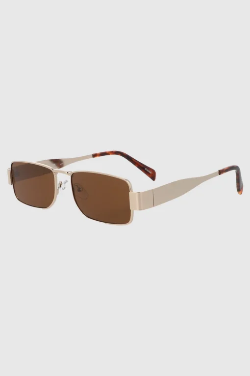 Lentes rectangulo metal