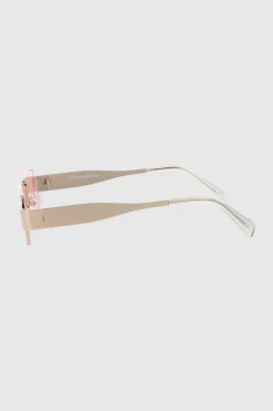 Lentes rectangulo metal